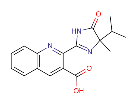 2-[4,5-dihydro-4-methyl-4-(1-methylethyl)-5-oxo-1H-imidazol-2-Yl]-3-quinolinecarboxylic acid