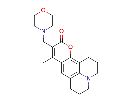 8-Methyl-9-morpholin-4-ylmethyl-2,3,5,6-tetrahydro-1H,4H-11-oxa-3a-aza-benzo[de]anthracen-10-one