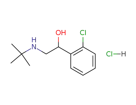 Molecular Structure of 56776-01-3 (Tulobuterol hydrochloride)