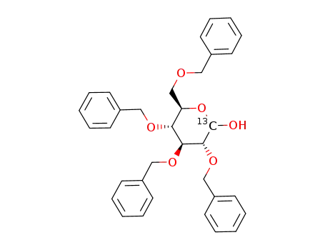 2,3,4,6-tetra-O-benzyl-D-(1-13C)glucopyranose
