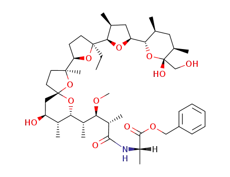 2-monensinamidopropanoic acid benzyl ester