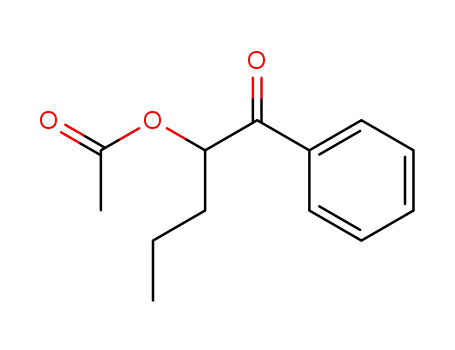 1-oxo-1-phenylpentan-2-yl acetate