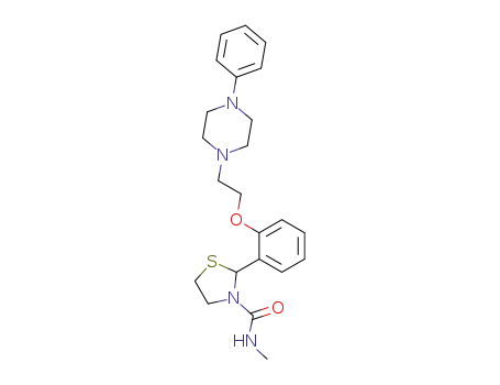N-methyl-2-{2-[2-(4-phenylpiperazin-1-yl)ethyloxy]phenyl}thiazolidine-3-carboxamide