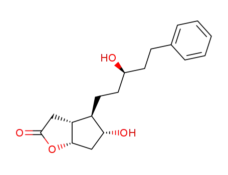 (1S,5R,6R,7R)-6-<(3S)-3-hydroxy-5-phenyl-1-pentyl>-7(R)-hydroxy-2-oxabicyclo<3.3.0>octan-3-one