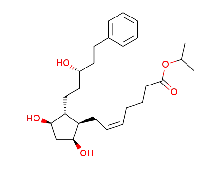 isopropyl (Z)-7-((1R,2R,3R,5S)-3,5-dihydroxy-2-((S)-3-hydroxy-5-phenylpentyl)cyclopentyl)hept-5-enoate