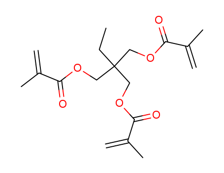 3290-92-4,Trimethylolpropane trimethacrylate,2-Propenoicacid, 2-methyl-, 2-ethyl-2-[[(2-methyl-1-oxo-2-propenyl)oxy]methyl]-1,3-propanediylester (9CI);Methacrylic acid, triester with2-ethyl-2-(hydroxymethyl)-1,3-propanediol (7CI,8CI);1,1,1-Trimethylolpropanetrimethacrylate;1,1,1-Tris(hydroxymethyl)propane trimethacrylate;2-Ethyl-2-(hydroxymethyl)-1,3-propanediol trimethacrylate;AcryesterTMP;Akrosorb 9675;Bisomer TMPTMA;Blemmer PTT;Chemlink 30;Chemlink 3080;Etermer 331;Hi-Cross M;Hi-Cross M-P;Hi-Cross MS 50;Light Ester TMP;Lumicure TMM 300;Monocizer TD 1500;NF Bisomer TMPTMA;NK Ester M-TMPT;Saret SR 350;Sartomer 350;Sartomer SR 350;