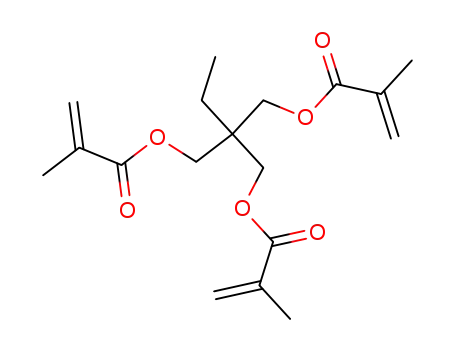 Molecular Structure of 3290-92-4 (Trimethylolpropane trimethacrylate)