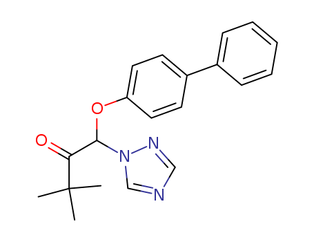 2-Butanone,1-([1,1'-biphenyl]-4-yloxy)-3,3-dimethyl-1-(1H-1,2,4-triazol-1-yl)-