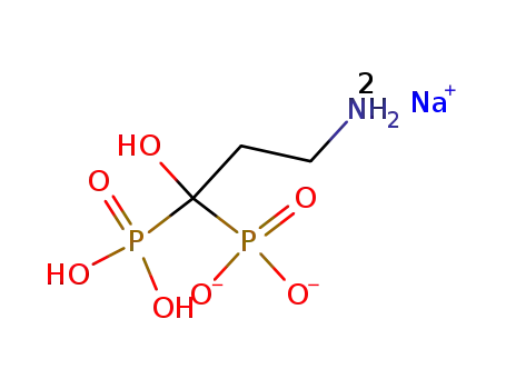 3-amino-1-hydroxypropane-1,1-diphosphonic acid disodium salt