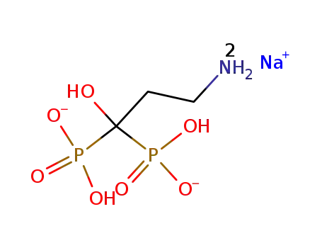 Molecular Structure of 40391-99-9 (Pamidronic acid)