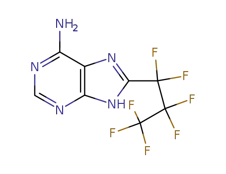 8-(heptafluoropropyl)adenine