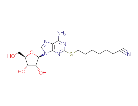 2-(6-cyanohexylthio)adenosine