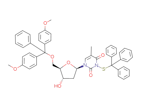 5'-O-(4,4'-dimethoxytrityl)-N3-(triphenylmethylsulfenyl)thymidine