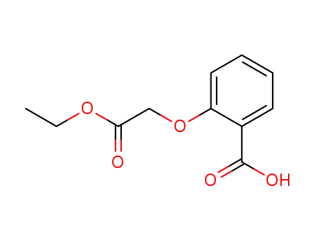 Molecular Structure of 108807-15-4 (Benzoic acid, 2-(2-ethoxy-2-oxoethoxy)-)