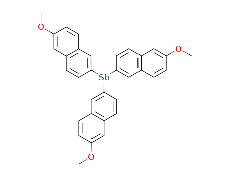 tris(6-methoxy-2-naphthyl)stibine