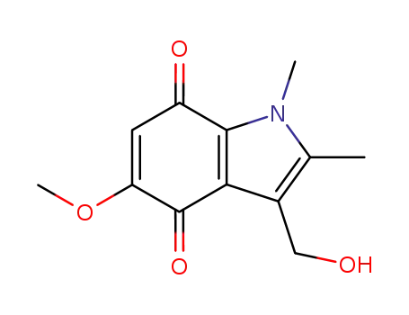 3-(hydroxymethyl)-5-methoxy-1,2-dimethyl-1H-indole-4,7-dione