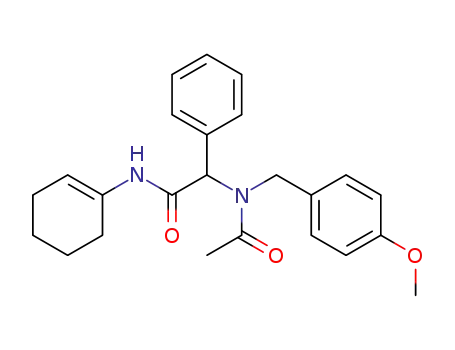 2-[Acetyl-(4-methoxy-benzyl)-amino]-N-cyclohex-1-enyl-2-phenyl-acetamide