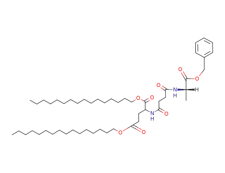 1',3'-dihexadecyl N-<1-(N-alanyl-O-benzyl ester)succinyl>-L-glutamate