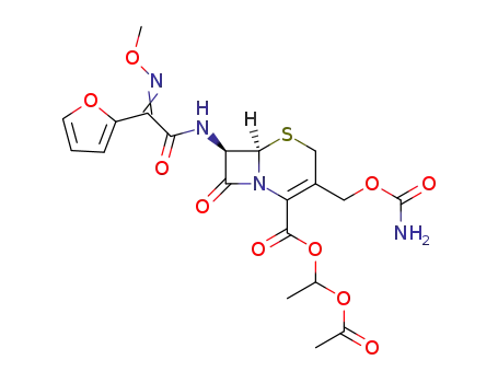 (R)-cefuroxime 1-acetoxyethyl ester