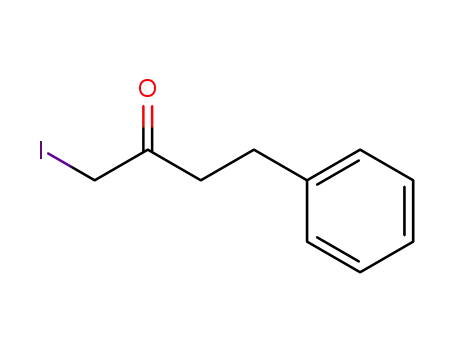 Molecular Structure of 352276-27-8 (2-Butanone, 1-iodo-4-phenyl-)