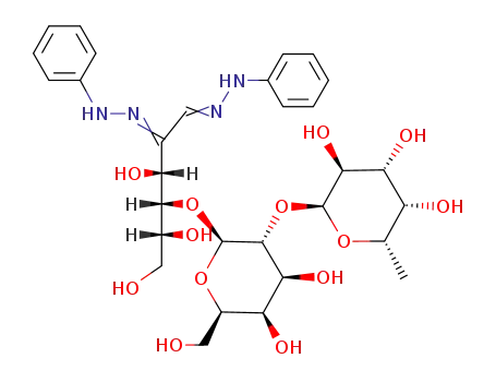 O4-(O2-α-L-fucopyranosyl-β-D-galactopyranosyl)-D-arabino-[2]hexosulose-bis-phenylhydrazone