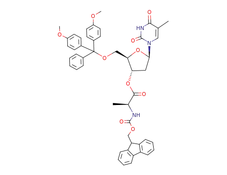 5'-O-(4,4'-dimethoxytrityl)-3'-O-[N-(9-fluorenylmethoxycarbonyl)-L-alanyl]thymidine