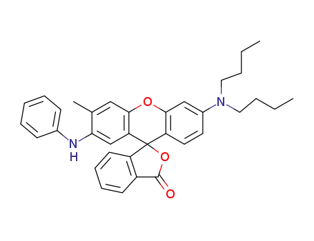 Molecular Structure of 89331-94-2 (2-Anilino-6-dibutylamino-3-methylfluoran)