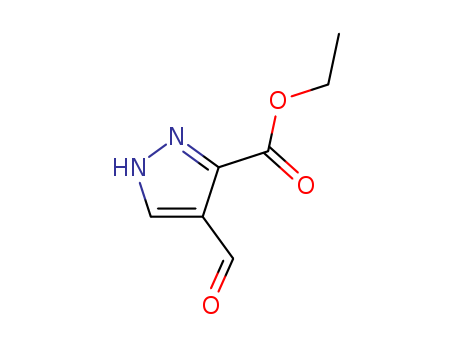 1H-Pyrazole-3-carboxylicacid,4-formyl-,ethylester(9CI)