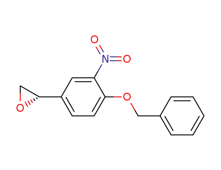 (S)-4-benzyloxy-3-nitrostyrene oxide