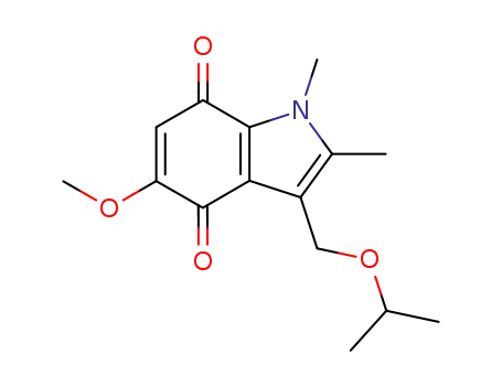 3-(isopropoxy)methyl-5-methoxy-1,2-dimethylindole-4,7-dione