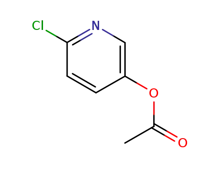 Molecular Structure of 188057-24-1 (6-CHLORO-3-PYRIDINYL ACETATE)