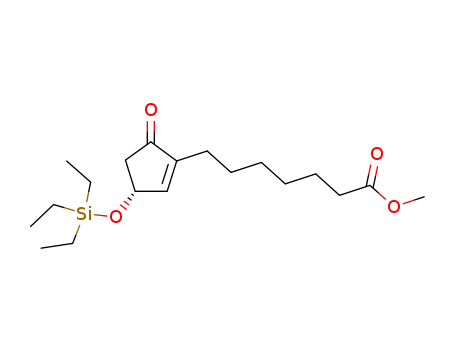 methyl-7-[5-oxo-3(R)-[(triethylsilyl)oxy]-1-cyclopenten-1yl]-heptanoate