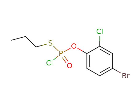 thiophosphorochloridic acid O-(4-bromo-2-chloro-phenyl) ester S-propyl ester