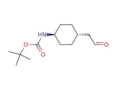 trans-2-(1-(4-(N-tert-butoxycarbonyl)amino)cyclohexyl)acetaldehyde