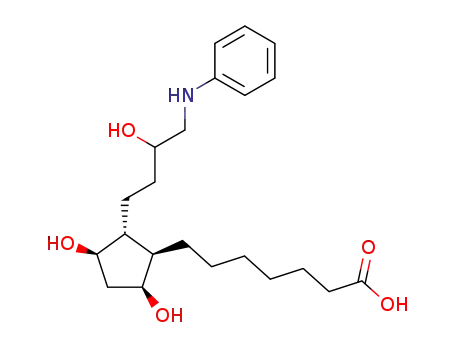 7-[(1R,2R,3R,5S)-3,5-Dihydroxy-2-(3-hydroxy-4-phenylamino-butyl)-cyclopentyl]-heptanoic acid