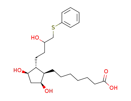7-[(1R,2R,3R,5S)-3,5-Dihydroxy-2-(3-hydroxy-4-phenylsulfanyl-butyl)-cyclopentyl]-heptanoic acid