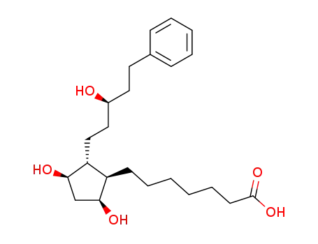 7-[(1R,2R,3R,5S)-3,5-Dihydroxy-2-((R)-3-hydroxy-5-phenyl-pentyl)-cyclopentyl]-heptanoic acid