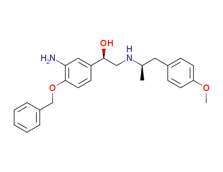 (1R)-3-[3-amino-4-(benzyloxy)phenyl]-2-{[(2R)-1-(4-methoxyphenyl)propan-2-yl]amino}ethan-1-ol