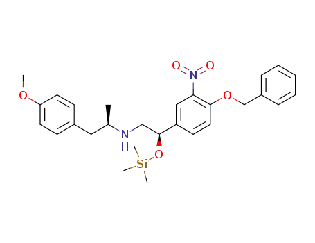[(R)-2-(4-Benzyloxy-3-nitro-phenyl)-2-trimethylsilanyloxy-ethyl]-[(R)-2-(4-methoxy-phenyl)-1-methyl-ethyl]-amine
