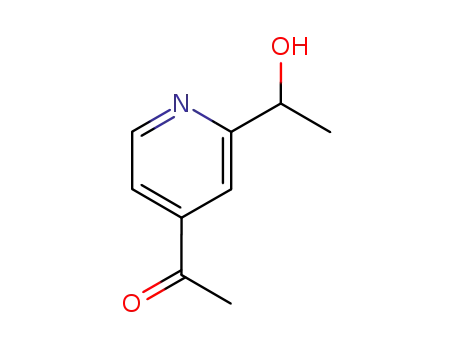 2-(1'-hydroxyethyl)-4-acetylpyridine