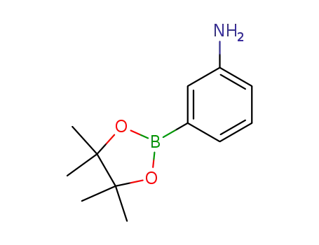 Molecular Structure of 210907-84-9 (3-Aminophenylboronic acid pinacol ester)