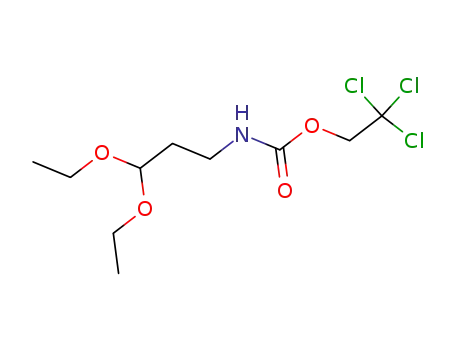 3-(2,2,2-trichloroethoxycarbonylamino)propionaldehyde diethyl acetal