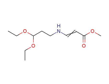 methyl 4-aza-7,7-diethoxyhept-2-enoate