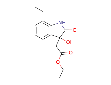 ethyl (3-hydroxy-7-ethyl-2-oxindol-3-yl)-acetate