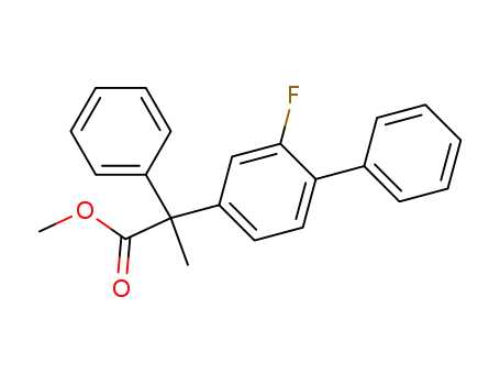 methyl α-(3-fluoro-4-phenylphenyl)-α-phenylpropionate