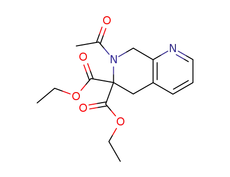 ethyl 7-acetyl-6-ethoxycarbonyl-5,6,7,8-tetrahydro[1,7]naphthylidine-6-carboxylate