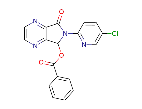 benzoic acid 6-(5-chloro-pyridin-2-yl)-7-oxo-6,7-dihydro-5H-pyrrolo[3,4-b]pyrazin-5-yl ester