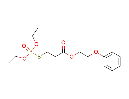 3-(diethoxy-phosphorylsulfanyl)-propionic acid 2-phenoxy-ethyl ester