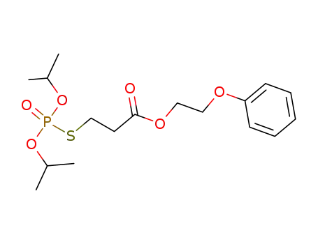 3-(diisopropoxy-phosphorylsulfanyl)-propionic acid 2-phenoxy-ethyl ester