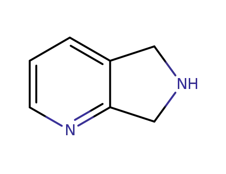Molecular Structure of 147739-88-6 (6,7-Dihydro-5H-pyrrolo[3,4-b]pyridine)